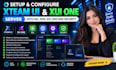 setup xteam UI and xui one server with SSL dns and API dns and security