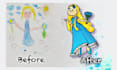 turn your childs drawing into professional art