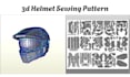 design 3d sewing patterns eva foam templates 3d helmets and 3d cosplay patterns