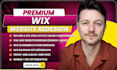 wix website redesign, redesign wix website redesign, wix studio website redesign