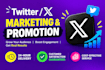 do viral twitter x promotion, marketing