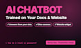 build a custom ai chatbot trained on your documents and website