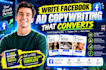 write facebook ad copywriting that converts
