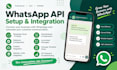 et up whatsapp cloud API and whatsapp business automation