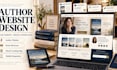 do author website, book author website, ebook website, author landing page