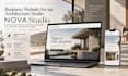 build a modern architecture or interior design website