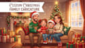 draw custom christmas illustrations and caricatures
