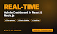 build a real time admin dashboard with react and nodejs