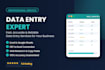 do data entry, data reporting and microsoft excel