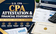 provide CPA attestation, audit financial statements, compilation and bookkeeping