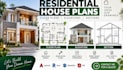 create residential house plans with detailed floor plans, elevations and section