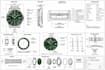 design luxury watch cad design, technical drawing for manufacturing, animation