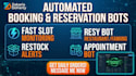 do appointment bot booking bot resy bot reservation bot restaurant bot item bot