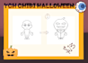 halloween chibi ych fullbody render with costume