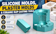 design silicone mold plaster mold and ceramic slip casting tools