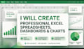 create student result sheet,budget tracker, charts in excel