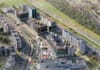 visualize urban masterplan,residential apartment, mixed use complex 3d rendering