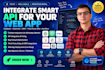 build saas web app fix ai web app API integration and custom web application