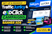 set up trafficjunky and exoclickcampaigns with professional banner ads