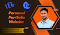design personal portfolio website with wordpress