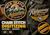convert logo to 3d puff embroidery digitizing, do embroidery design for caps