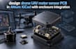 design drone uav motor sensor pcb in altium kicad with enclosure integration