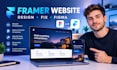 fix website development framer website framer fix framer design figma