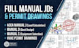 do full manual jds and permit drawing