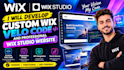 develop custom wix velo code and professional wix studio website