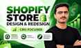 do shopify store design, high converting ecommerce website, shopify cro expert