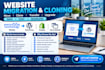 migrate, or transfer weebly, shopify and wordpress sites