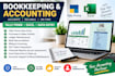 do bookkeeping tally prime accounting and excel data entry etc