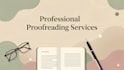 meticulously proofread and edit your english text