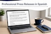 write professional press releases in spanish