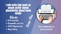 write kdp book as ebook writer ebook ghostwriter ghost book writer