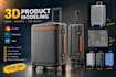 create 3d product model with clean uv and realistic texture