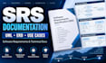 create srs documentation, uml diagrams, erd and use cases