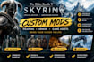 create custom skyrim se ae mods, weapons, armor and game assets