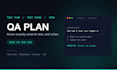 write a complete QA test plan and test cases for your app
