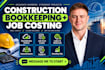 do construction bookkeeping and quickbooks job costing
