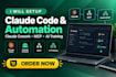 setup claude code, claude cowork, claude mcp automation and claude ai training
