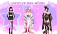 design 2d vtuber model nsfw vtuber rigging live2d anime vtuber model and rigging
