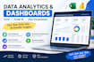 analyze excel data and create professional dashboards
