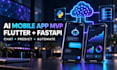 build a ai mobile app with flutter, fastapi and machine learning