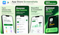 design aso screenshots for saas ios and android apps