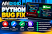 fix bugs and errors in your python code
