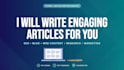 write engaging SEO articles and blog posts