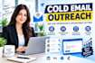 do cold email outreach and b2b lead generation