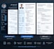 design a professional modern resume CV