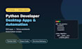 build custom python desktop apps and voice assistants